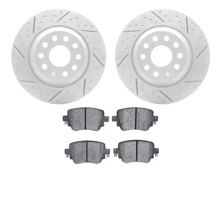 R1 Concepts WBTN1-73156 Brake Rotors - Carbon Coated - D/S W/ Euro Ceramic Pads
